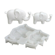 3D Olifant Dier Siliconen Mallen Food Grade Siliconen voor Hars