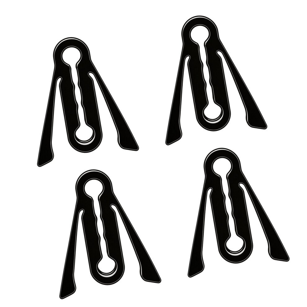 Car Door Lock Buffer Damping Shock Absorbers Seal Pad- Black 7704001242867