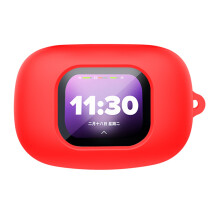 Siliconen hoesbehuizing voor draadloze oortelefoonhoes-Rood