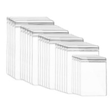 100pcs Clear View PVC Jewelry Storage Bags Compact-Thick money