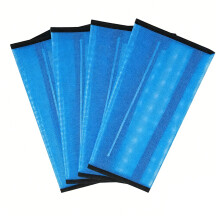 4Pcs Breathable Horse Boot for Preventing Flies Protective-Blue