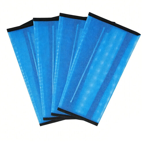 4Pcs Breathable Horse Boot for Preventing Flies Protective-Blue