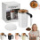 (Black, -) Rechargeable Magnetic Automatic Self-Stirring Coffee Mug, with Display 1