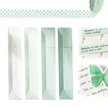 (Green, -) 4 stuks dubbelzijdige tape pennen – scrapbooking roller voor cadeauverpakking