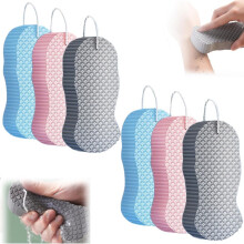 (6pcs, -) 2026 exfoliační koupelová houba, 2/4 ks super jemná
