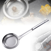 (L 32.8CM, -) 2026 Extra Fine Mesh Strainer with Handle, Stainless Steel Sieve Spoon