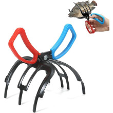 (3 Claw, 1pcs) 3-Krallen Fischgreifer, Metall Fischzange, rutschfester Fischgreifer Werkzeug
