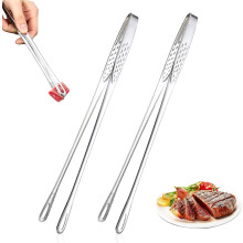 (2pcs, 11.5in) 2025 Edelstahl Grillzange, Küchenpinzette für Korean BBQ