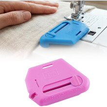 (Pink, -) 2026 veelhoekige magnetische naadgeleider voor naaimachine – anti-roll zoom