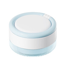 Practical Denture Cleaning Box With Ventilation Holes-Blue