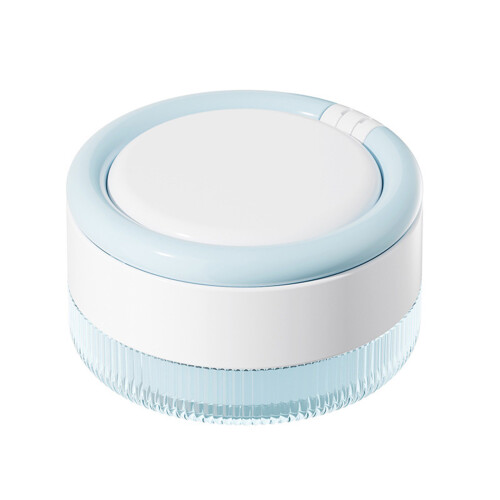 Practical Denture Cleaning Box With Ventilation Holes-Blue