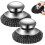 (2pcs, -) Esfregão de Aço com Cabo, Para Limpeza de Pratos 1