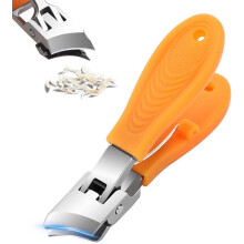 (Orange, 1pcs) Cortaúñas ancho bisel 2026, para uñas gruesas