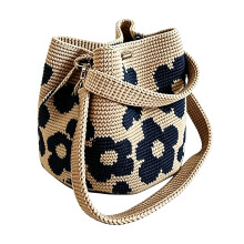 Unique Shoulder Bag Women Shopping Beach Travel Handbags-Blue