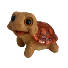 Resin Turtles Figurine Collectibles Animal Statue Turtles-Red