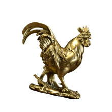 Resin Rooster Statues Fengshui Sculptures Decorative Ornament-2