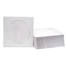 Multifunctionele 8 cm papieren schijfhoezen met-500 stuks