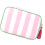 Stylish Striped Makeup Case Water Resistant Bathroom-Pink 1