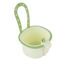 Multifunctional Hanging Kitchen Sink Strainer Basket With-Green