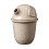 Ceramic Drinking Mug With Special Straw-White elephant cup 1
