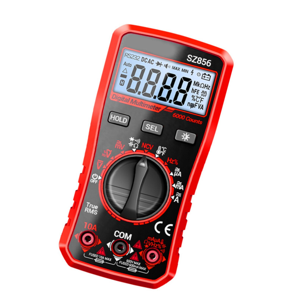 Digital Multimeter With True Rms Ncv Voltage Detections &- Red 7627001603462