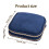 Comfortable Velvety Compact Jewelry Storage Bag Case-Purple 4