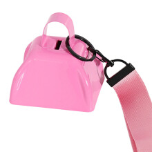 Metal Cowbell Noise Makers Sports Event Small Cow Bell-Pink