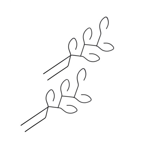 Support d'escalade pour plantes en fer, durabilité, treillis