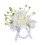 Bracelet en perles classiques, Corsage, fleur de poignet,-Blanc 1