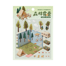 Leuke DIY-plakboekstickers met kampeerthema en-3