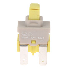 High Current 250V Self Locking Power Switches 4 Pin Push Button