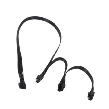 Câble de connexion d'alimentation pour ordinateur 12VHPWR à-Noir