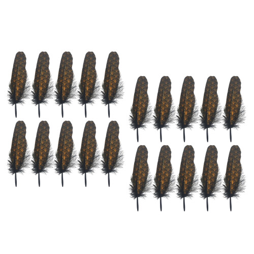 Plumage naturel avec impression unique, idéal pour les-2 paquets