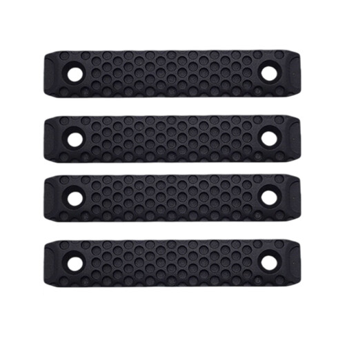 Protecteurs de Rails en Nylon à profil bas, 4-Un 8cm Noir