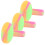 Colourful Rubber Golf Tees – 3 Pack, Lightweight 12