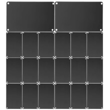 20Stk Aluminium Namensschilder Blankoplatte Für Heim Gravur