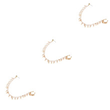 3Pièces Clips Dorés -Nez En , Style Tassel