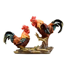 Statues de coq en résine, ornement décoratif, Figurines de-3