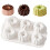 Silicone Baking Pan 6 Cavity Small Fluted Tube Cake Pan Easy 1