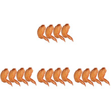 16Pièces Ornements PVC Ailes De Poulet Simulées Pour Décoration