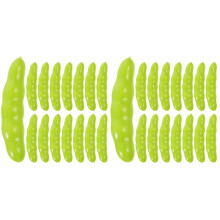 80Pièces Artificiels Plastique Vert Décoration Photo Magasin