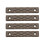 4Pcs Rails Hand Guard With Antislip Texture-B 8cm Sand Color 1