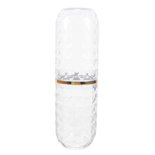 Porte- À Dents Transparent En Pet Pour Voyage Maison