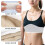 Lot de 9 doublures de soutien-gorge en coton, coussin-Blanc 6