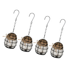 Versatiles Garden Art Bird Nest Serving As Decorative Piece-4P
