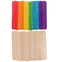 1000Pièces Bâtonnets En Bois Colorés Pour DIY Multicolores