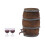 2Ensembles Mini Tonneau De Vin Décor Maison Miniature Couleurs Variées 1