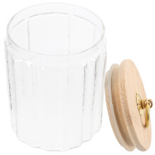 3Boîtes Alimentaires En Verre Transparent Hermétiques Pour Sucre
