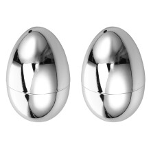 2Pièces Porte-Cure-Dents Argenté Œuf Pour Cuisine Salle