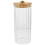 2Pièces Pots Verre Transparent Pour Sucre Café Usage 1